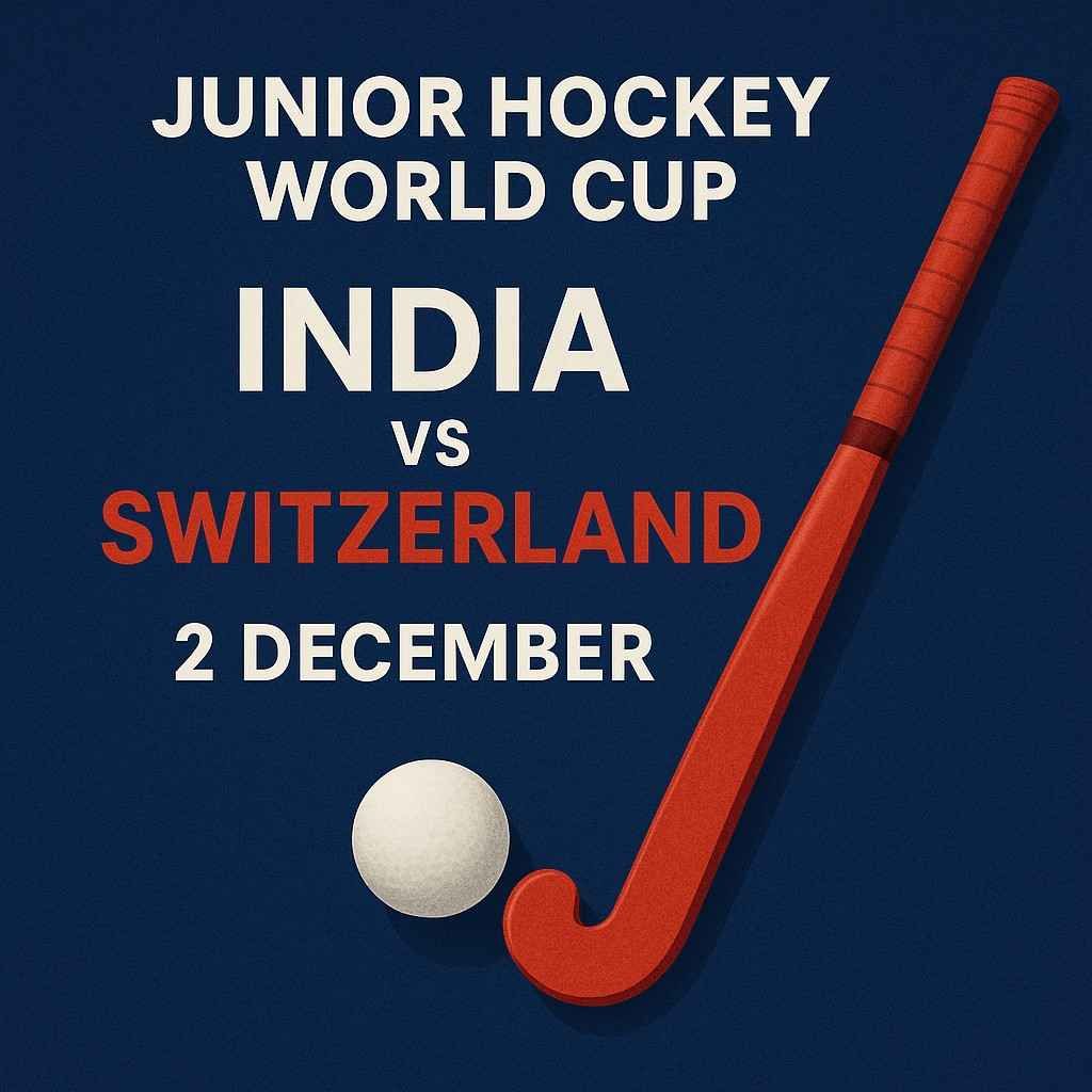 India vs Switzerland Junior Hockey World Cup 2025 Match Preview | 2 December | Full Details 1000060048247714560460158446